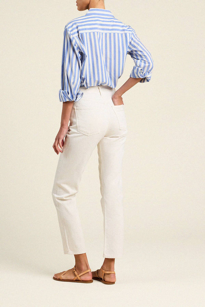 TROVATA~ Blake oversized Volpi stripe shirt