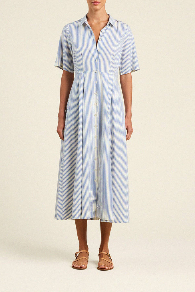 TROVATA~Aster seaside stripe dress