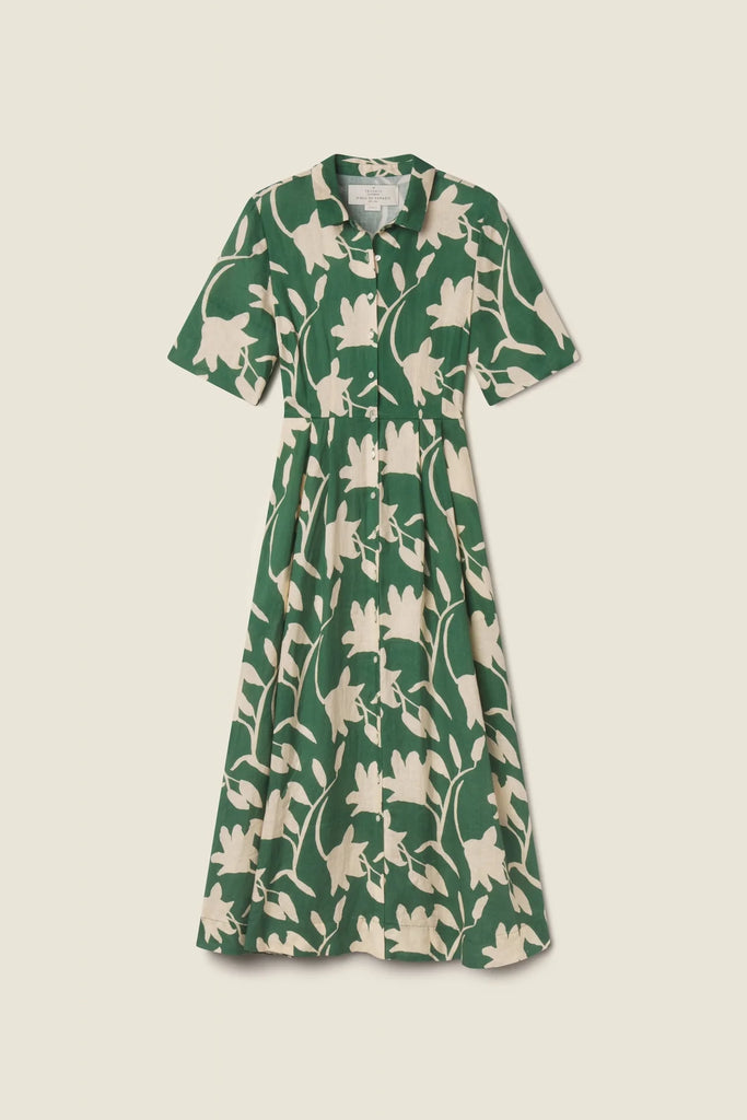 TROVATA~ Magdelena floral linen dress TROVATA~ Magdelena floral linen dress