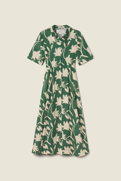 TROVATA~ Magdelena floral linen dress