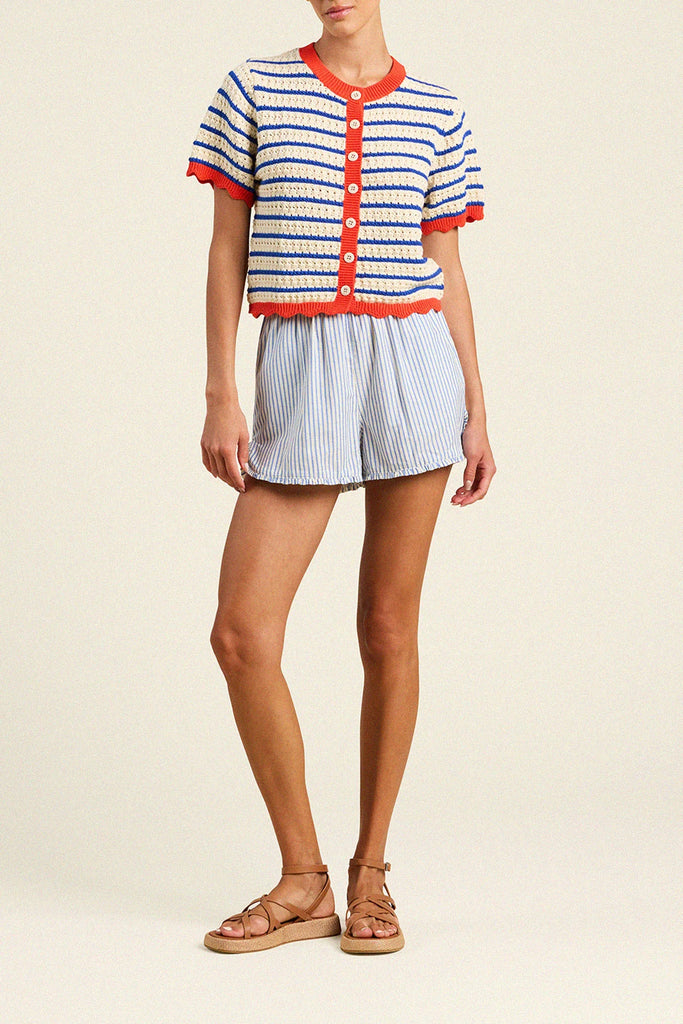 TROVATA~ Aurora short sleeve cardigan