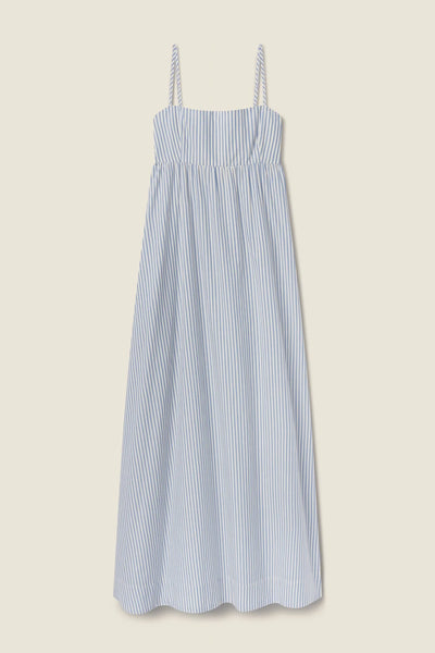 TROVATA~ Mirela blue stripe dress