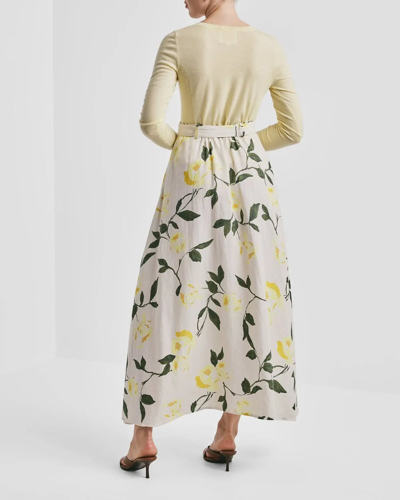 BYTIMO~ Linen maxi skirt