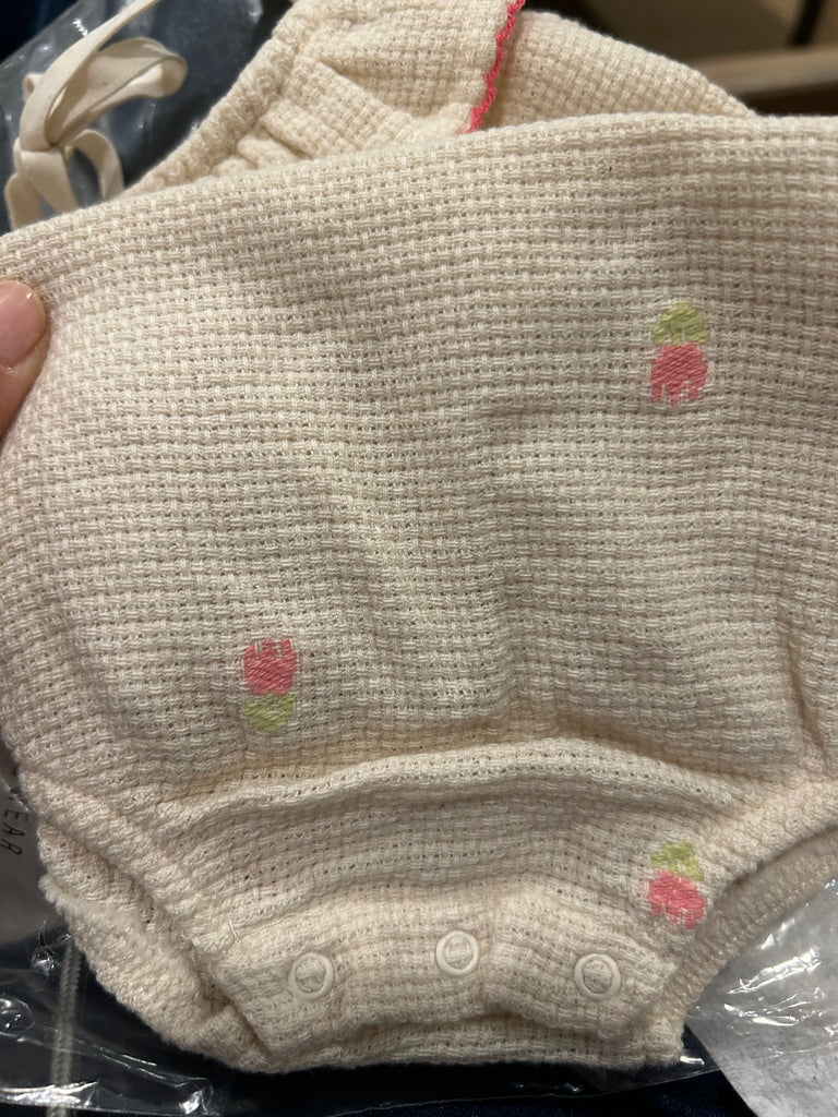 BEBE ORGANIC~Delilah romper signature tulips