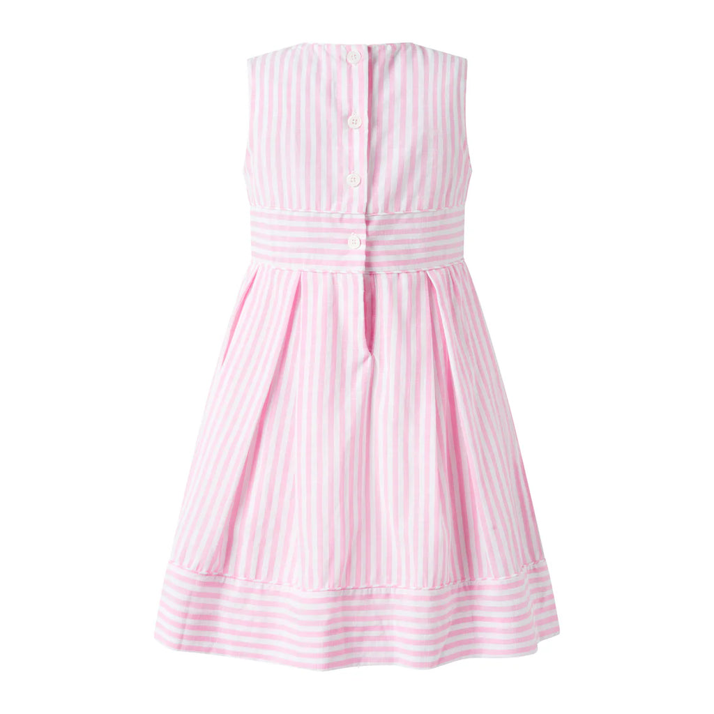 RACHEL RILEY~ Pastel Oxford pleated stripe dress