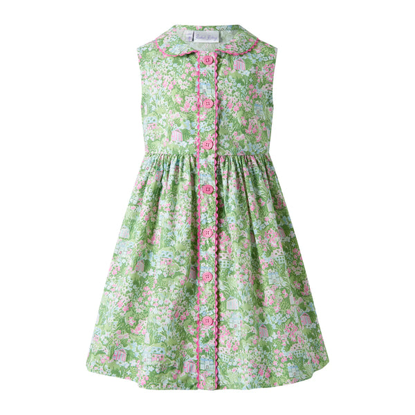 RACHEL RILEY~Garden button front dress