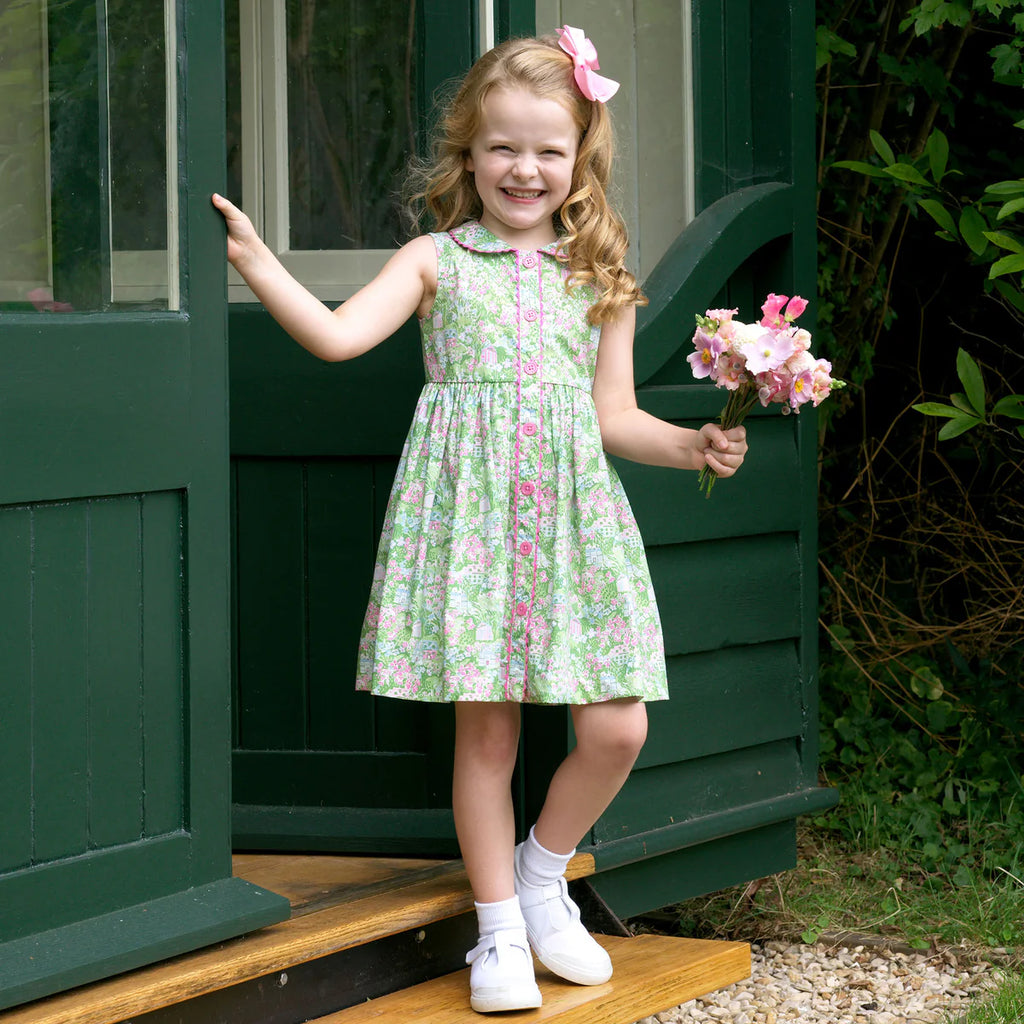 RACHEL RILEY~Garden button front dress