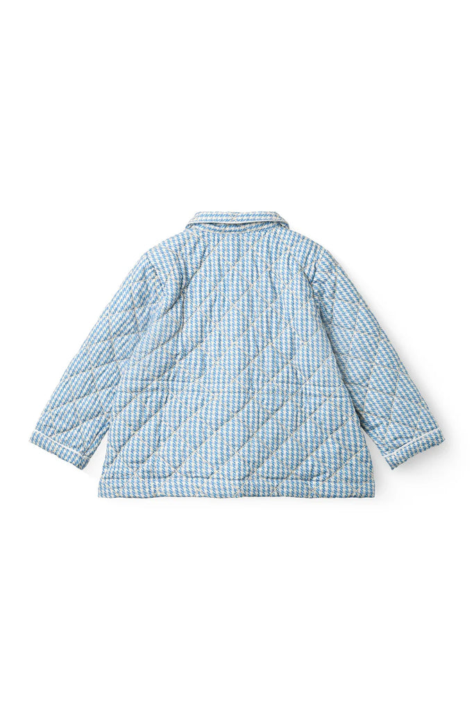COPENHAGEN COLORS~ Houndstooth quilted jacket