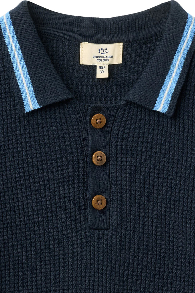 COPENHAGEN COLORS~ Knitted pattern polo