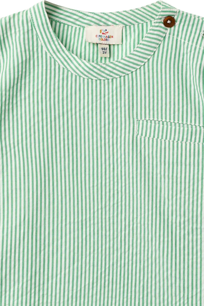COPENHAGEN COLORS~ Seersucker short sleeve top