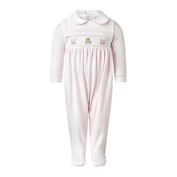 RACHEL RILEY~ Pram embroidery babygro