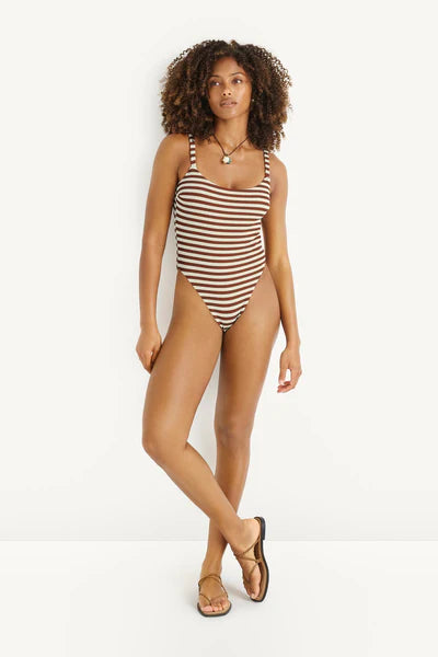 VITAMIN A~ Nova 1 pc stripe swimsuit