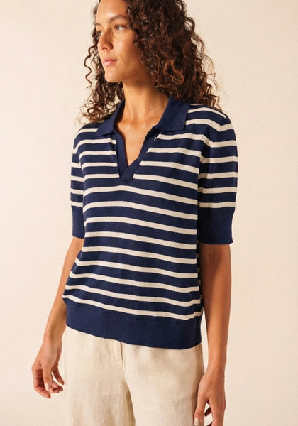 SAINT JAMES~ Coimbra cotton cashmere top 4620