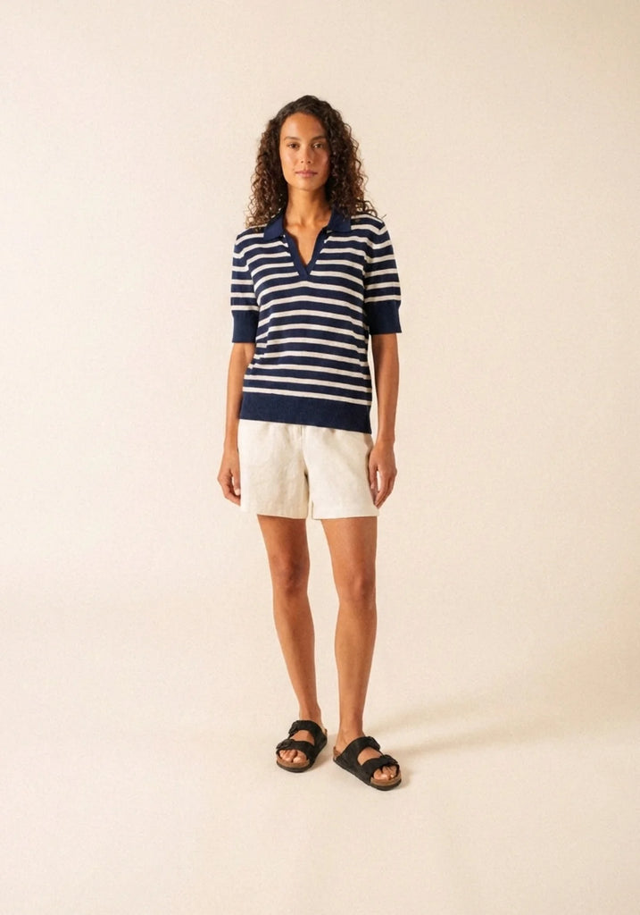 SAINT JAMES~ Coimbra cotton cashmere top 4620