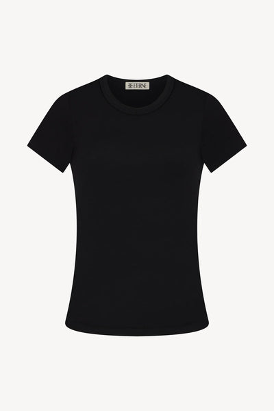 ETERNE~ Fitted crewneck short sleeve T-Shirt
