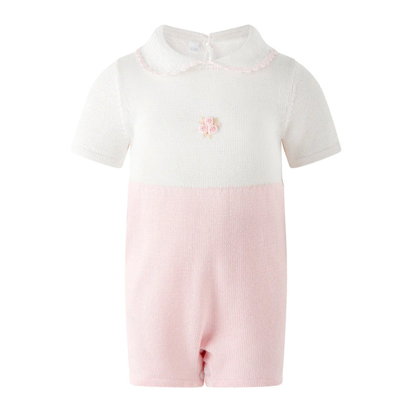 RACHEL RILEY~ Rose embroidered babysuit