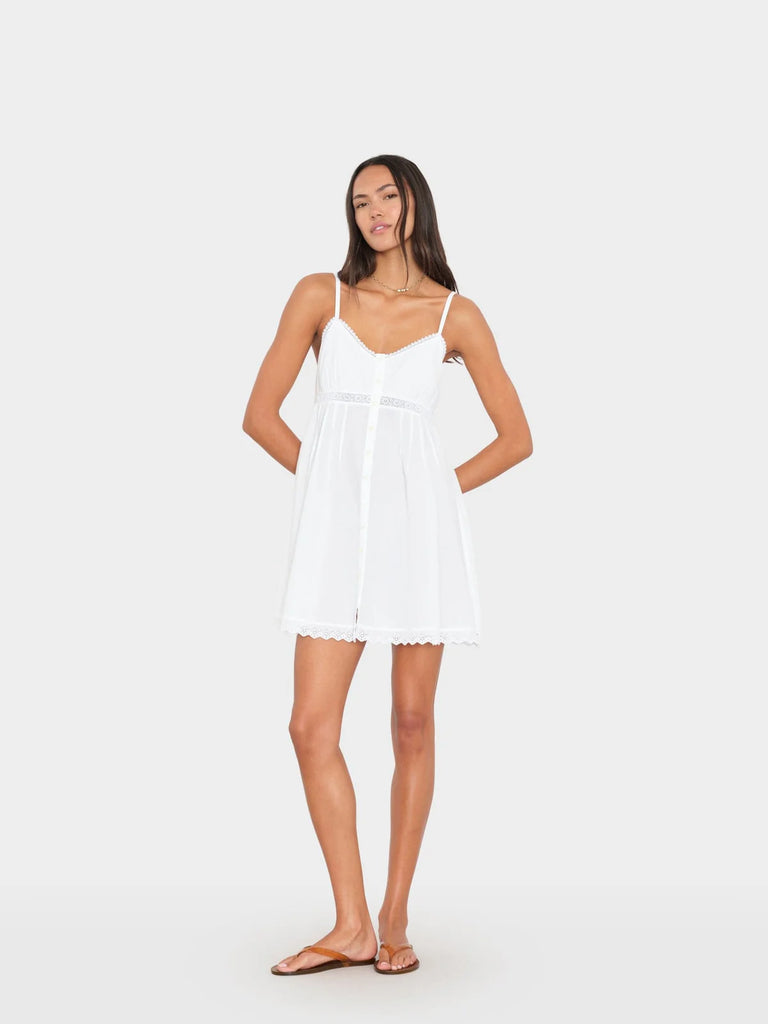 XIRENA~ Blanc Anna short dress