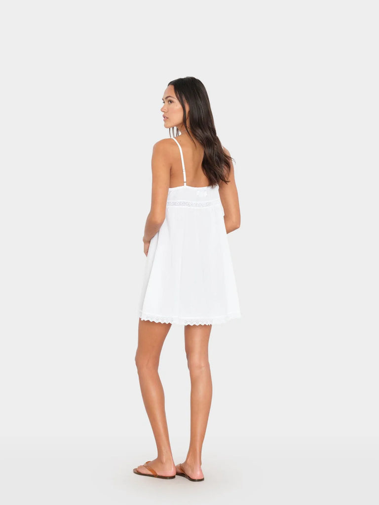 XIRENA~ Blanc Anna short dress