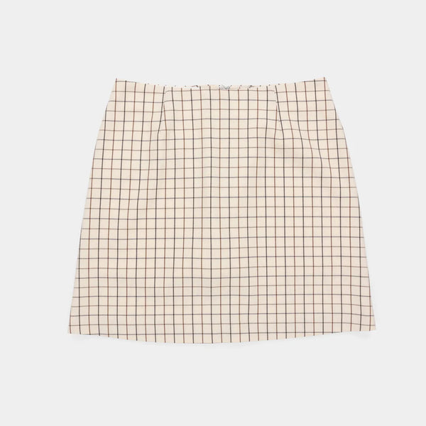 TILLEY~ Retro check Aline skirt