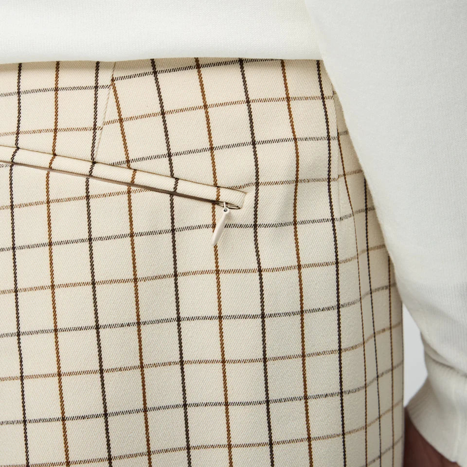 TILLEY~ Retro check Aline skirt
