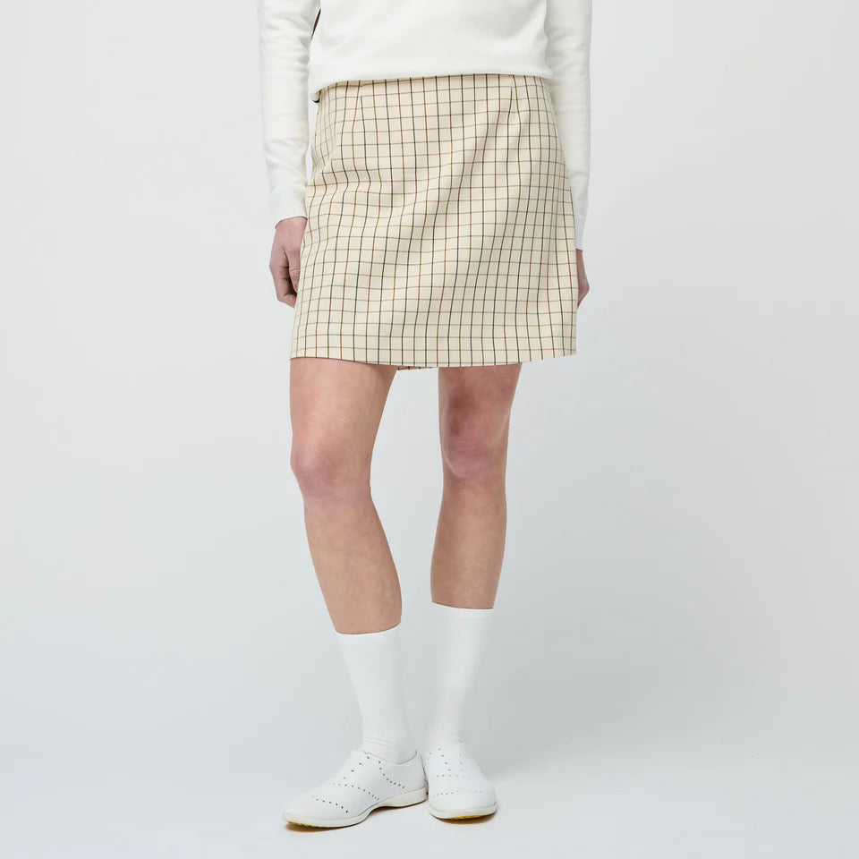 TILLEY~ Retro check Aline skirt