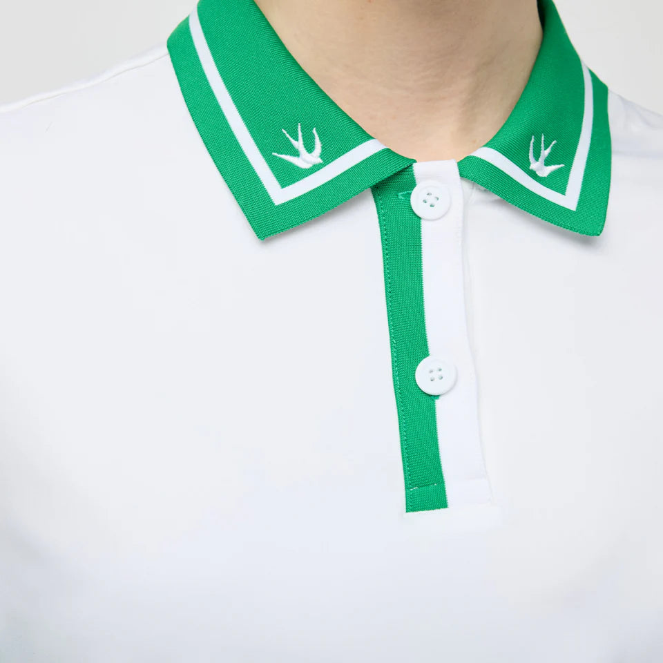 TILLEY~ Tech Jersey boxy birdie polo