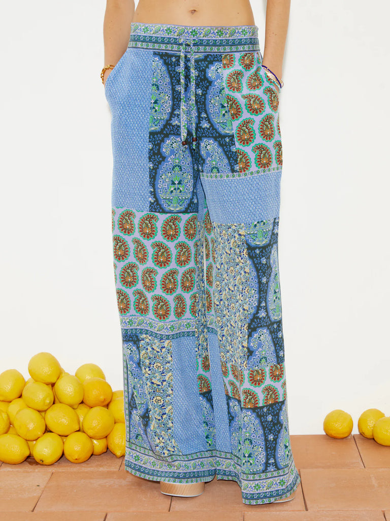 BOTEH~ Onda silk wide leg pant