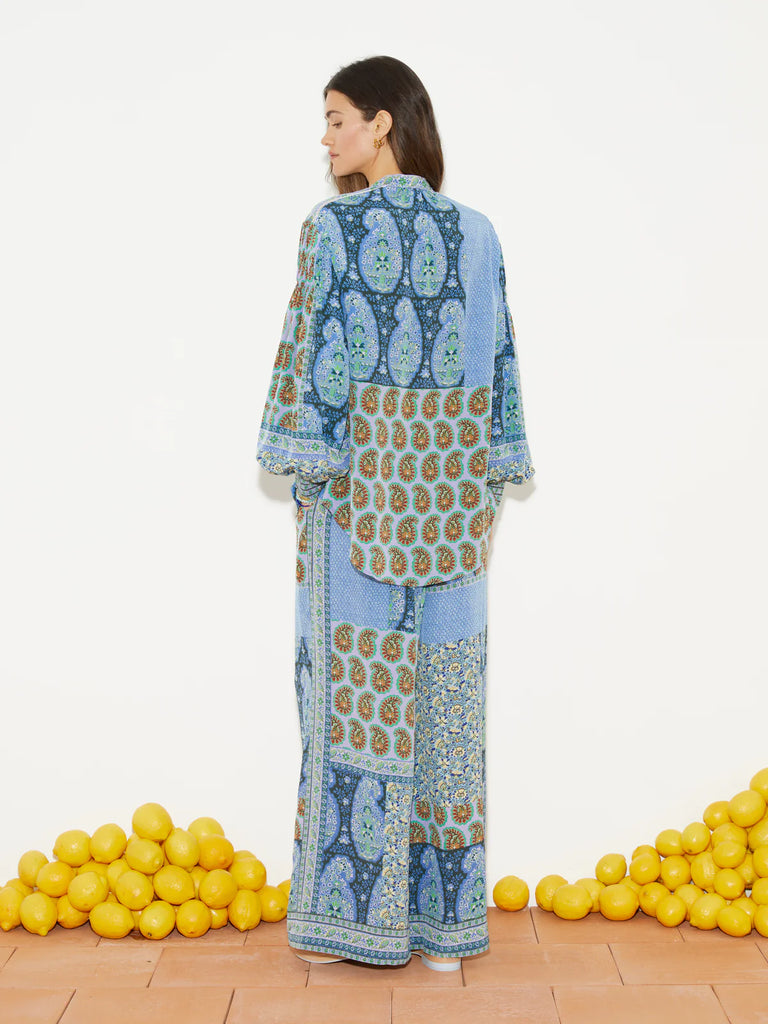 BOTEH~ Onda silk smock shirt