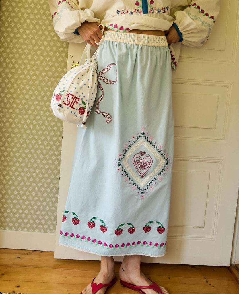 SISSEL EDELBO~ Louise skirt in baby blue
