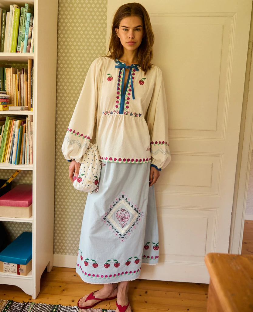 SISSEL EDELBO~ Louise skirt in baby blue