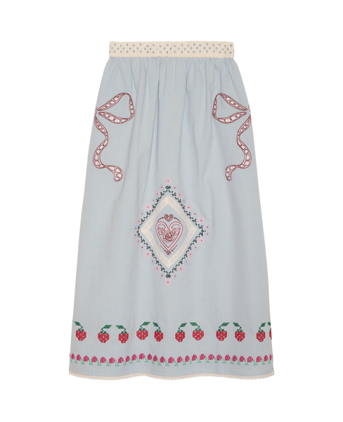 SISSEL EDELBO~ Louise skirt in baby blue