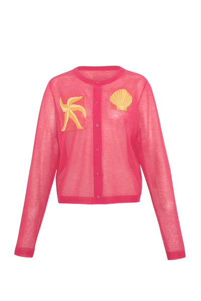 EM ON HOLIDAY~ Starfish knit cardigan