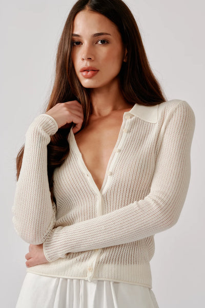 SABLYN~ Pyper slim button up w collar