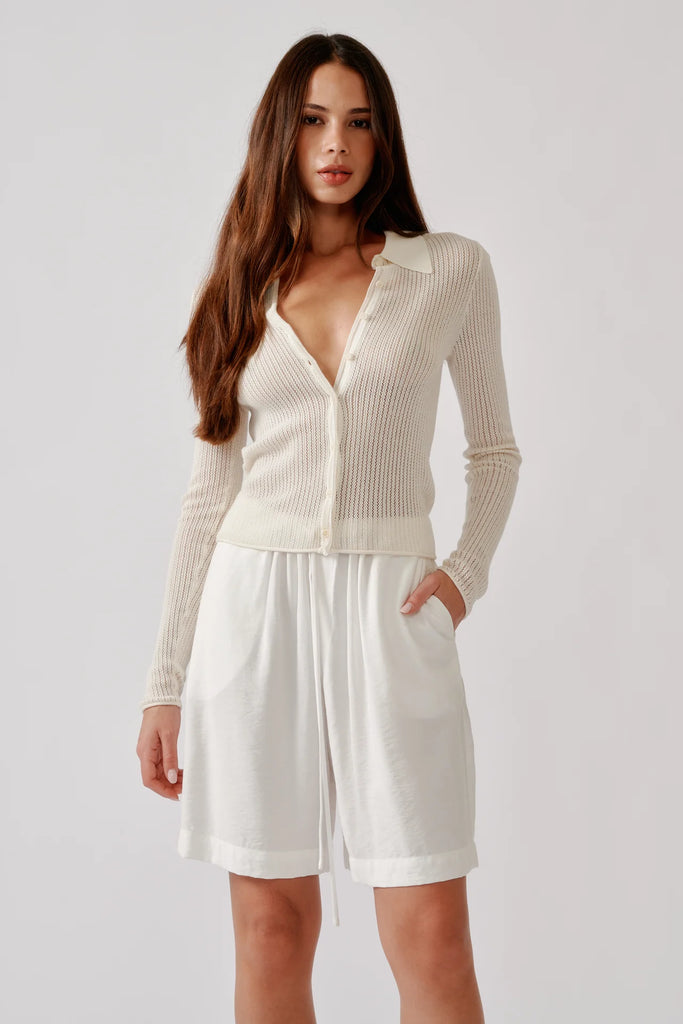 SABLYN~ Pyper slim button up w collar