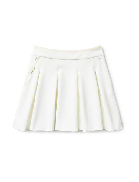 HEDGE~ Darrow  boxpleat skirt