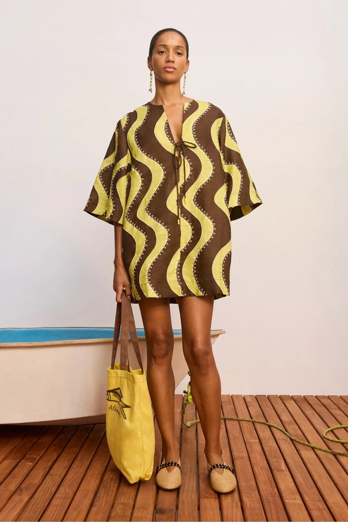 ALEMAIS~ Frankie yellow mini dress