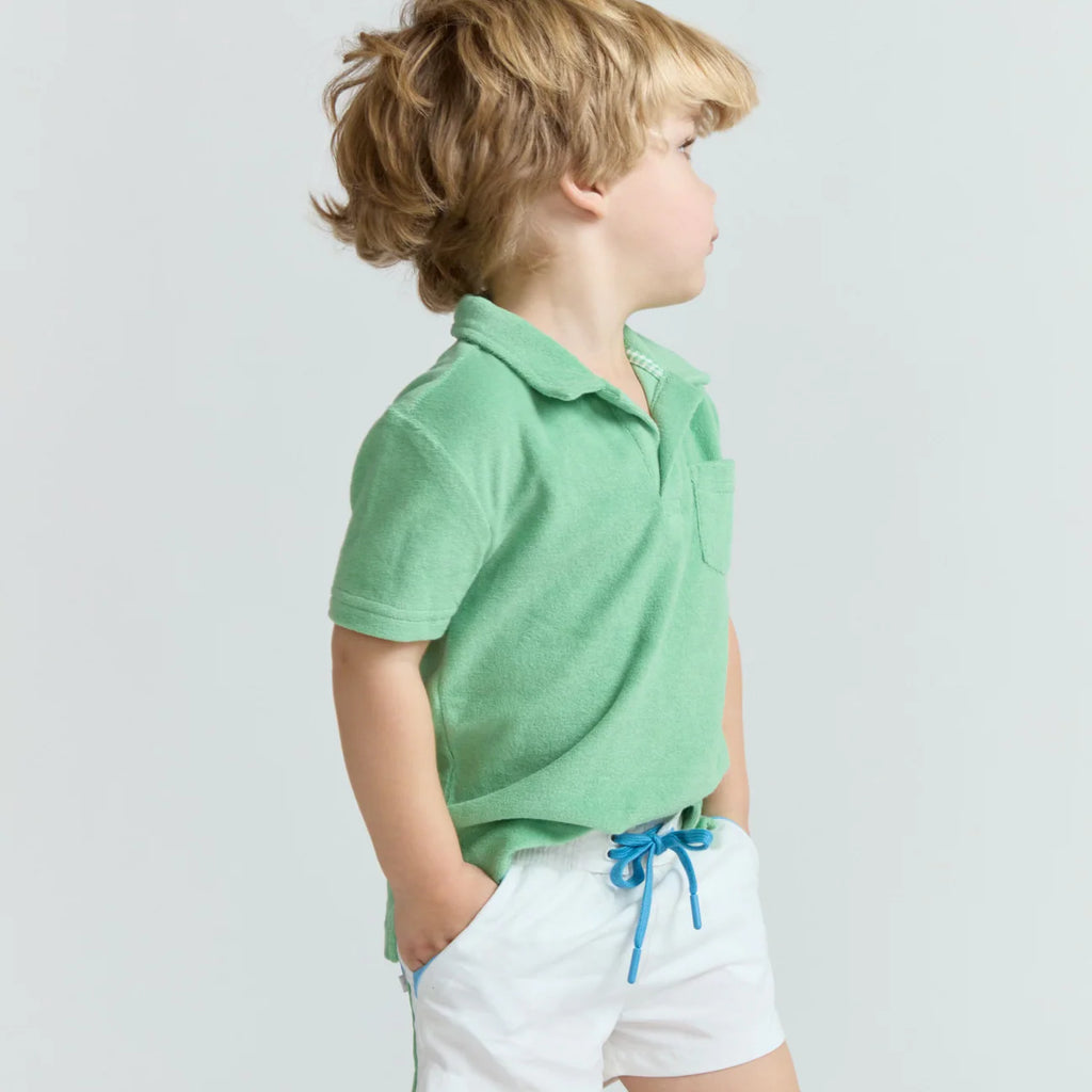 MINNOW~ Boys Gustavia  French Terry polo