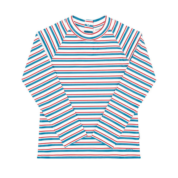 MINNOW~ Unisex jetty stripe rashguard