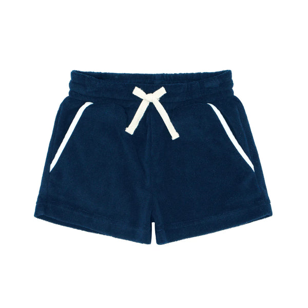 MINNOW~ Boys navy French Terry short
