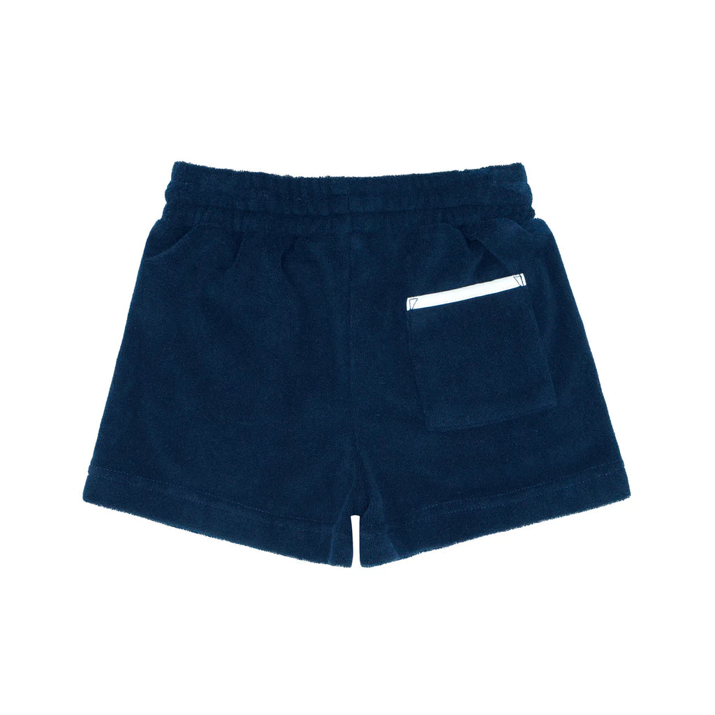 MINNOW~ Boys navy French Terry short