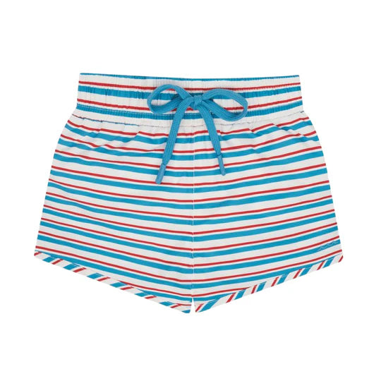 MINNOW~ Boys jetty stripe boardie