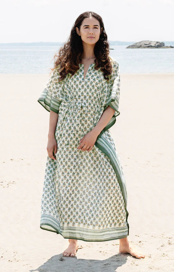 ANOKHI~Drawstring kaftan