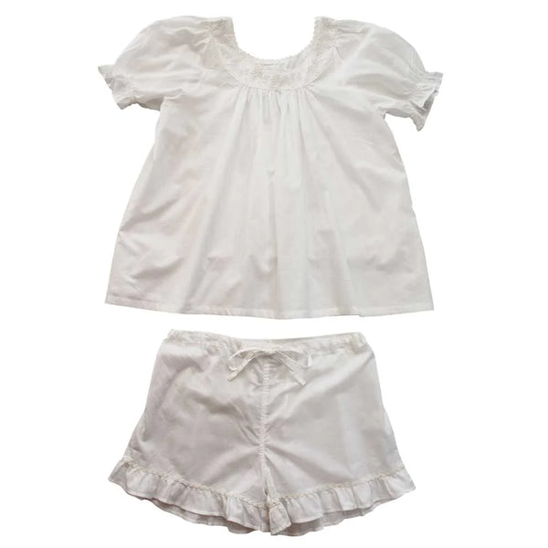 POWELL CRAFT~ 2 pc cotton pajama short set