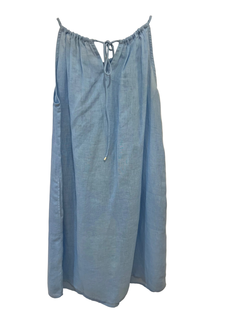 BENARAS~ Salina Tahiti Halter dress #25241
