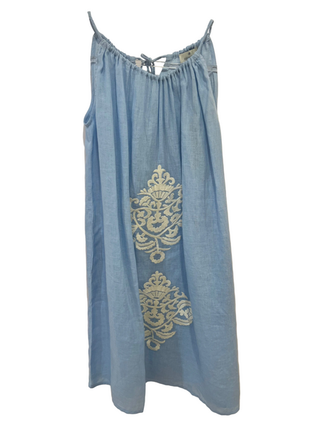 BENARAS~ Salina Tahiti Halter dress #25241