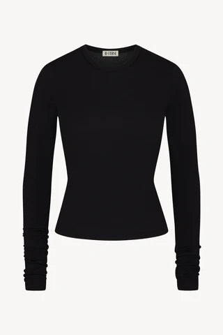 ETERNE~ Fitted crewneck long sleeve T-shirt 363-03