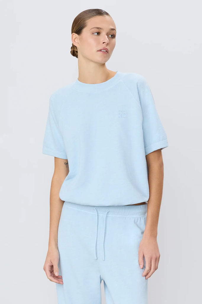 ETERNE~ Short sleeve raglan sweatshirt