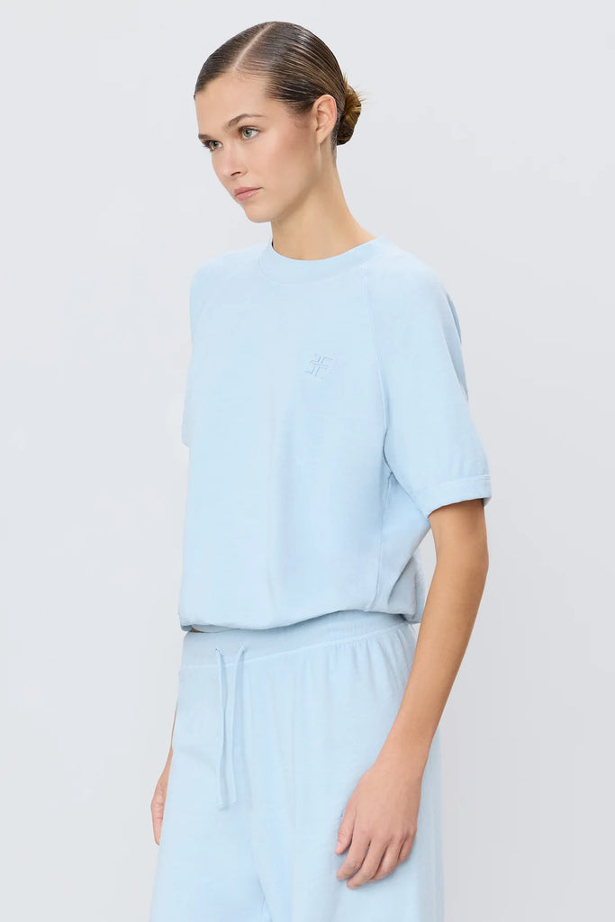 ETERNE~ Short sleeve raglan sweatshirt