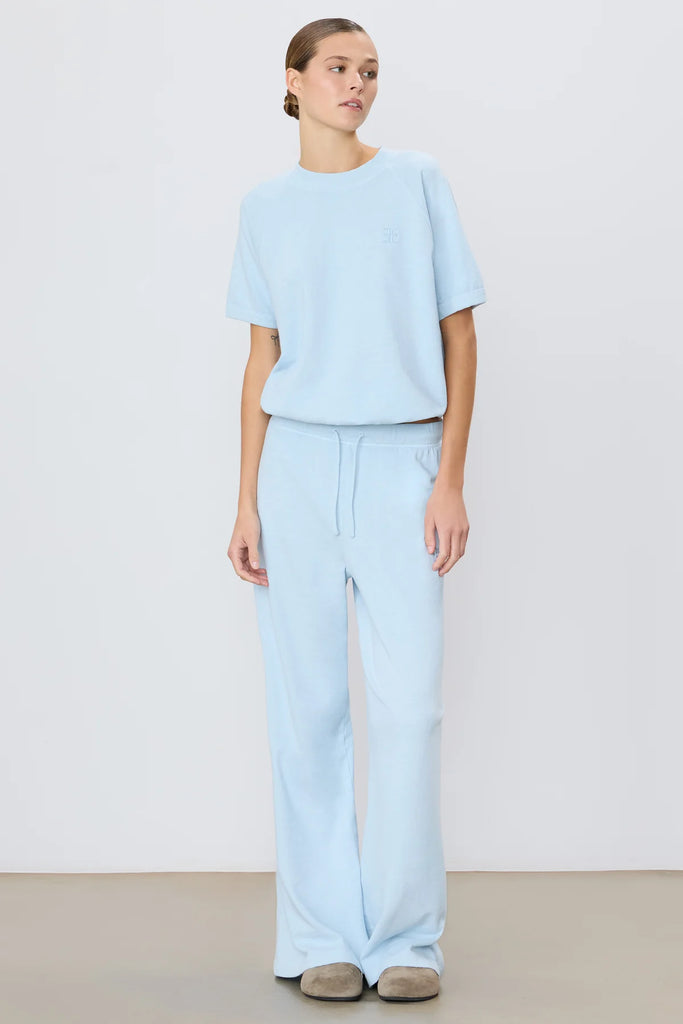 ETERNE~ Drawstring wide leg sweatpant
