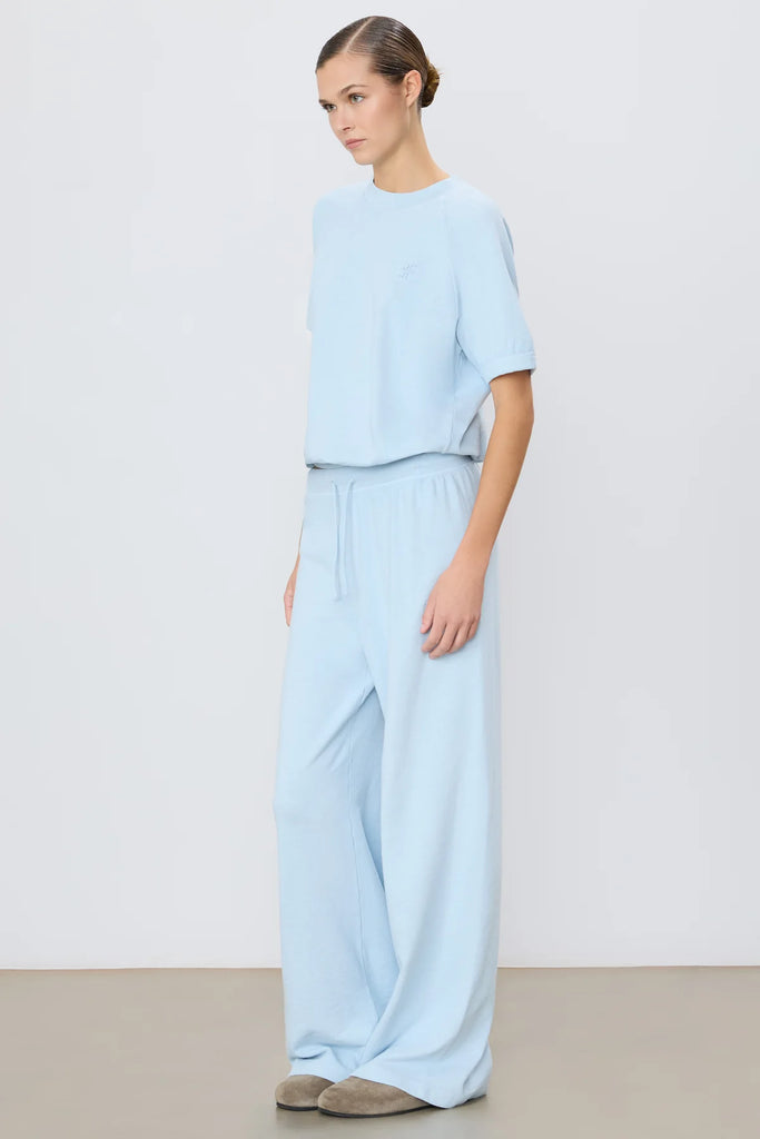 ETERNE~ Drawstring wide leg sweatpant